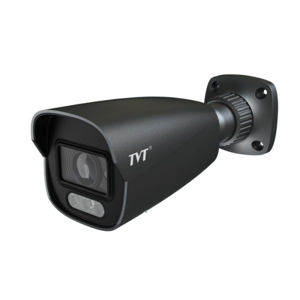 IP-відеокамера 6Mp TVT TD-9462S4-C (D/PE/AW3) Black f=2.8mm, ІЧ+LED-підсвічування, з мікрофоном