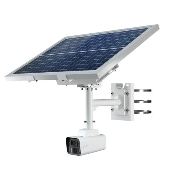 4G IP-відеокамера 4Mp TVT TD-9846SP1(BA/G4/WR2) f=2.8mm з сонячною батареєю, з мікрофоном, повнокольорова