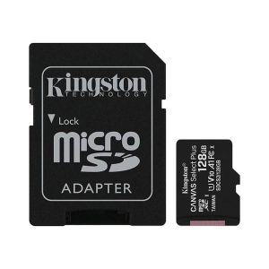 Карта пам'яті microSDXC 128GB Kingston Canvas Select Plus з SD-адаптером Class 10 UHS-I U1 V10 A1 (SDCS2/128GBSP) FullHD
