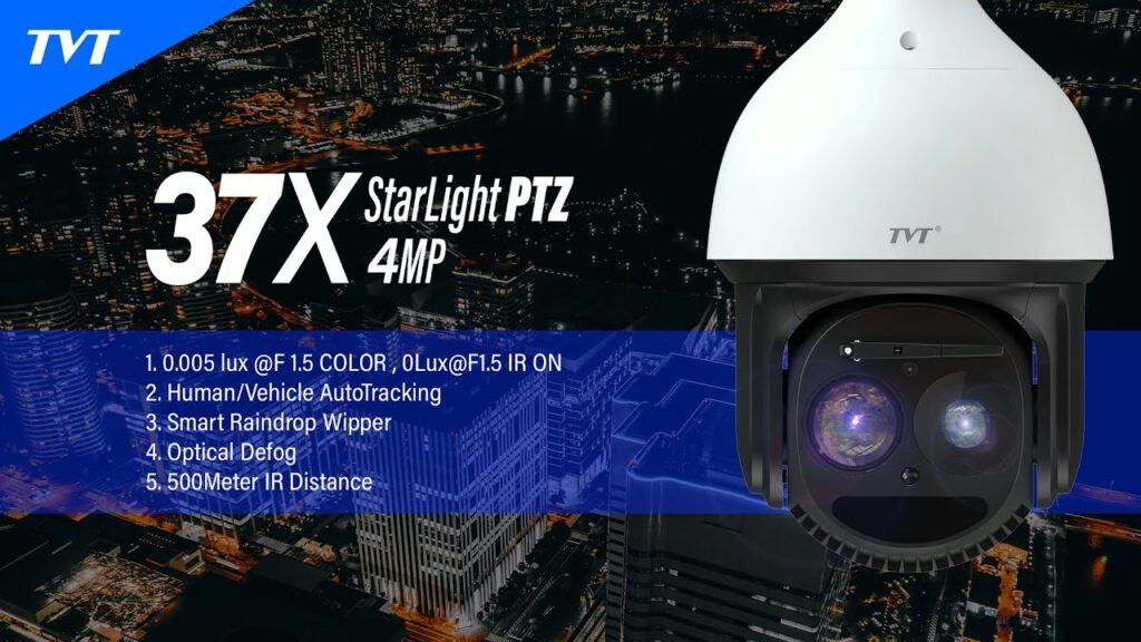 PTZ камера TD-8843IM від TVT професійне рішення для розумного міста.